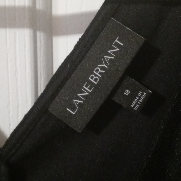 HOST PICK🌹🌹🌹 COCKTAIL MIDI LACE DRESSY BLACK DRESS SZ18W - Picture 4 of 6